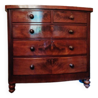 19th century English chest of drawers