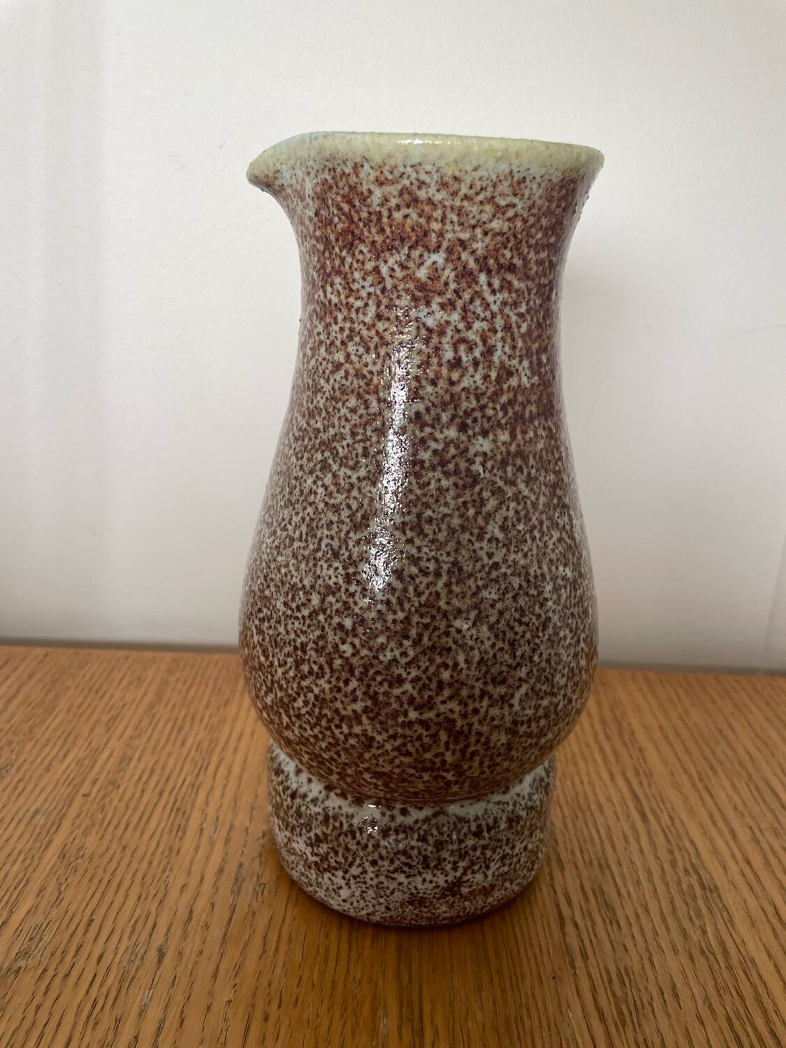 Glazed ceramic pitcher signed Accolay – 1950s