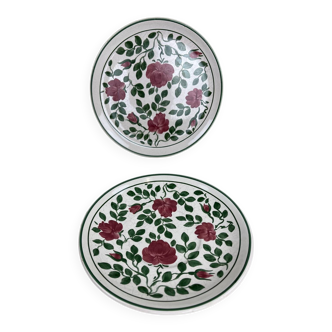 Two bohemian plates