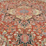 Tapis Antique Heriz couleurs naturelles