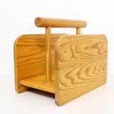 Pine magazine holder