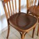 5 vintage bistro chairs