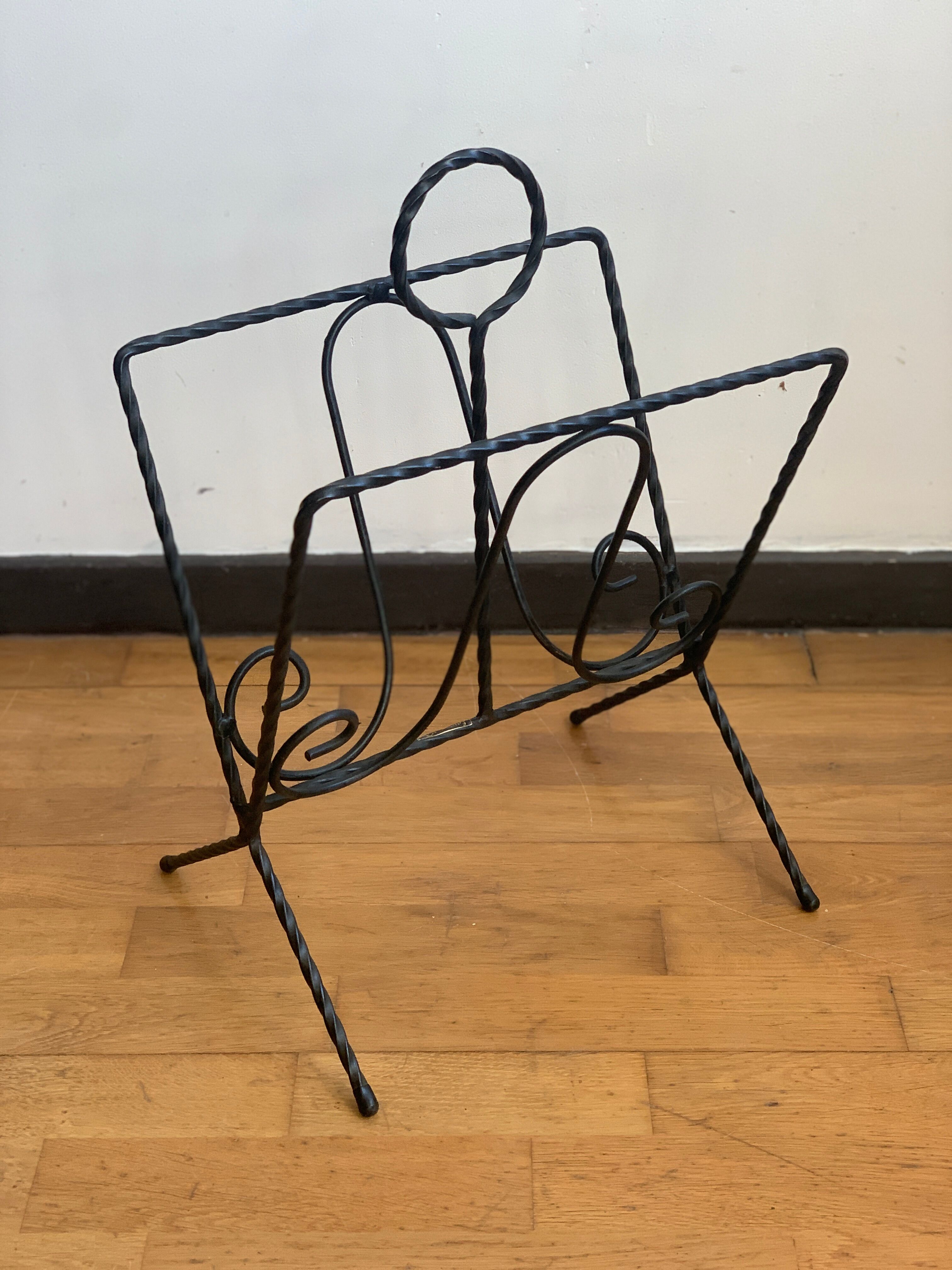 Wrought iron review door