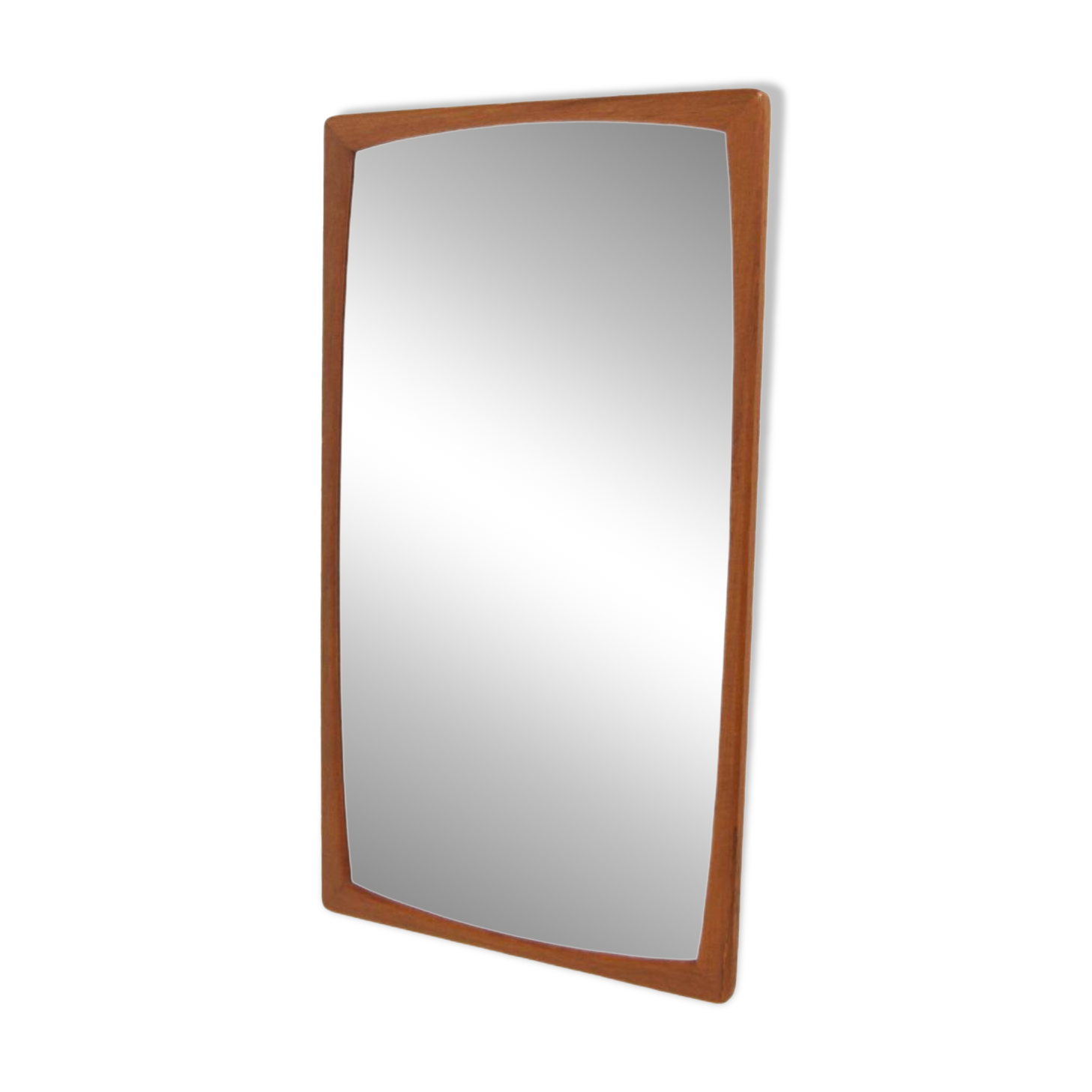 Scandinavian teak mirror, Sweden, 1960, 64cm x 37cm