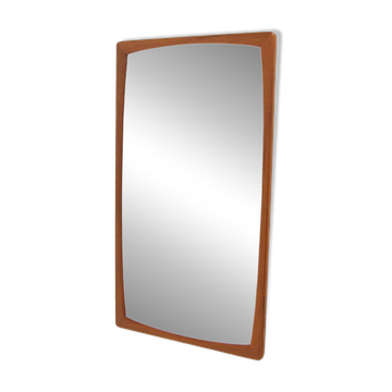 Scandinavian teak mirror, Sweden, 1960, 64cm x 37cm