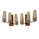 Pair of Midcentury Wall Lamps Sego Armatur, Sweden, 1960s
