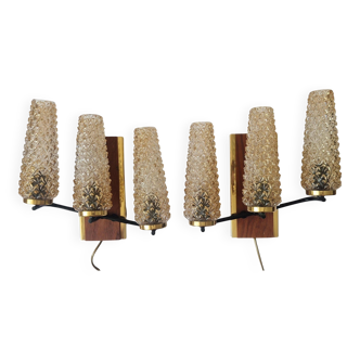 Paire d'appliques Sego Armatur, Suède, années 1960