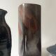 Large iridescent ceramic vase signed Jean Yves Lemonnier, France 1970