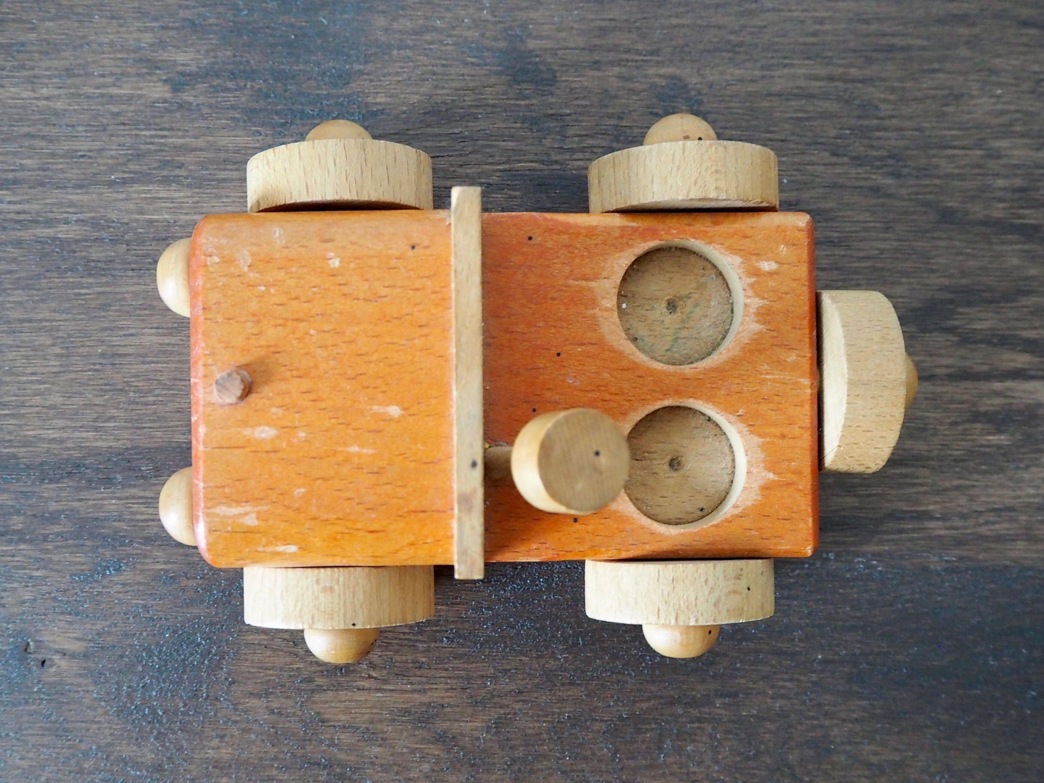 Small wooden car
