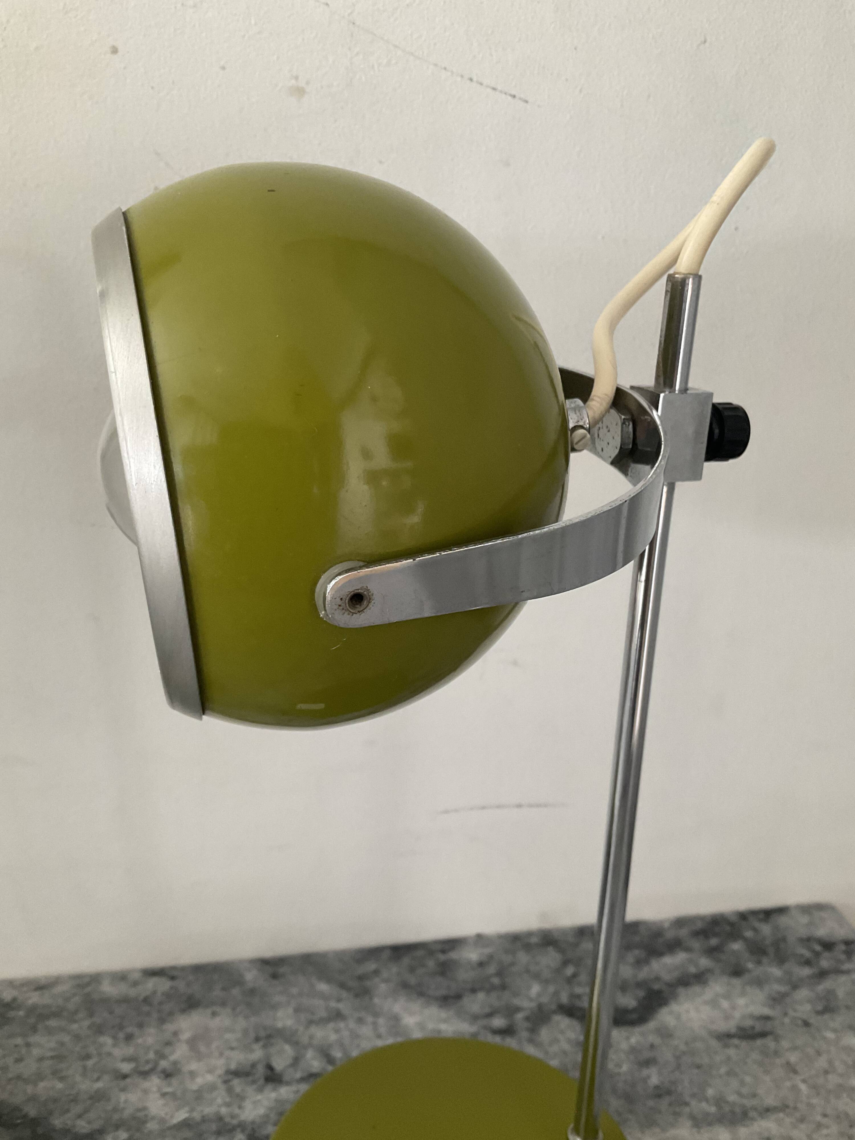 Paire de lampes EyeBall des années 70