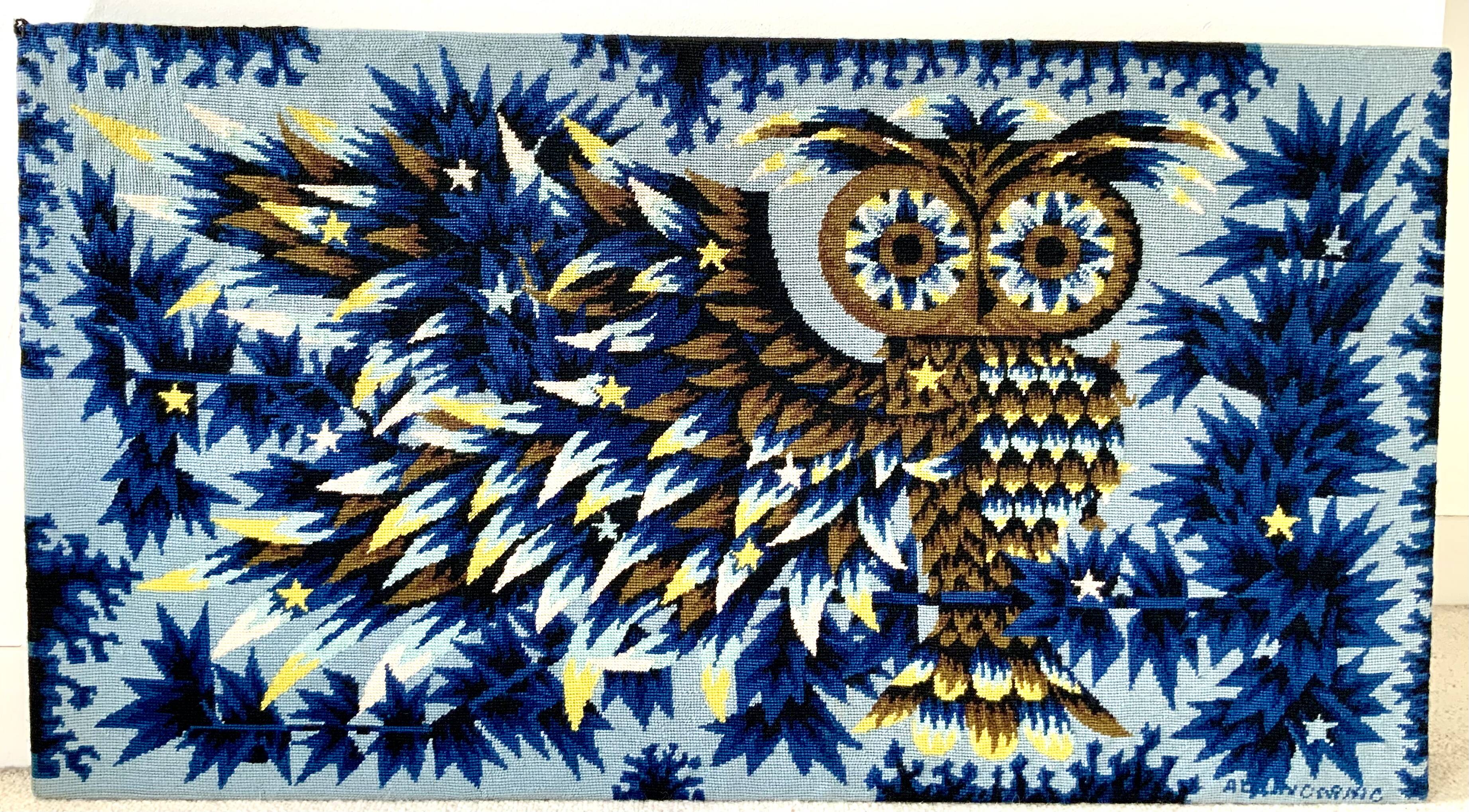 "The Night" tapestry by Alain Cornic