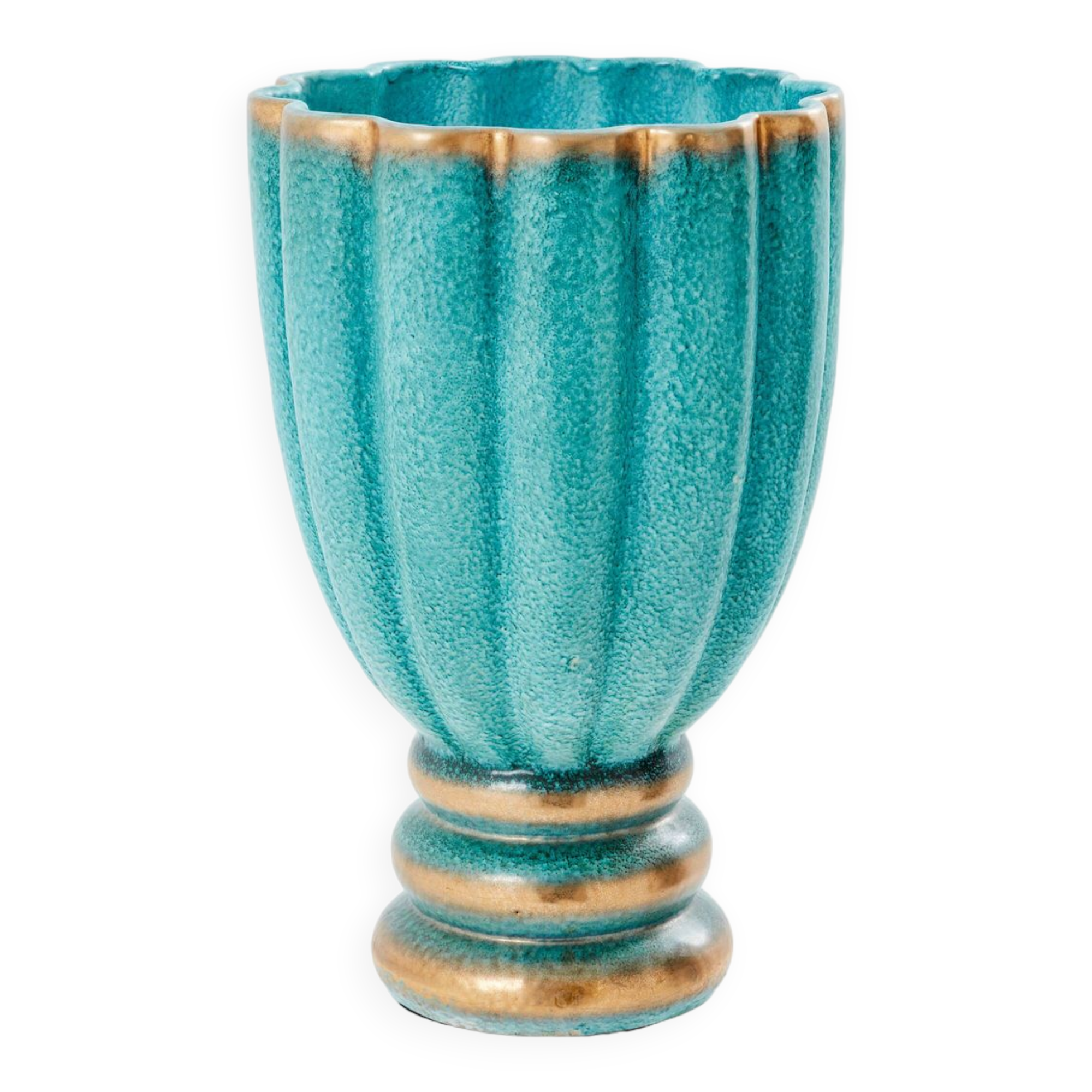 Gabriele Bicchioni large Italian ceramic vase circa 1930