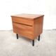 Paire de chevets pieds acier, 1960