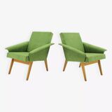 Paire de fauteuils lounge Tchécoslovaquie années 60