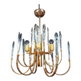 6-Light Gold Chandelier