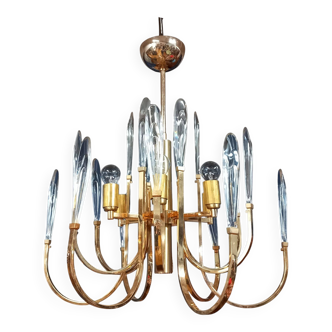 6-Light Gold Chandelier