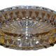 Geometric glass cup