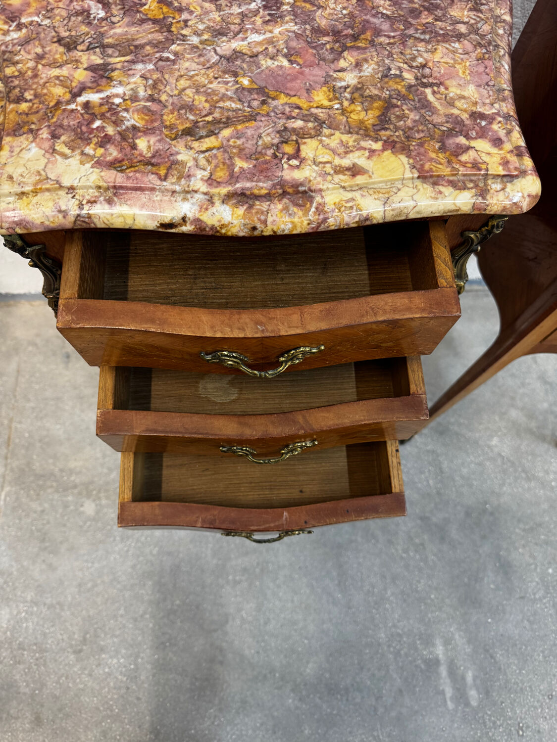 Pair of bedside tables, France early 20th century