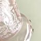 Suspension vintage en verre rose