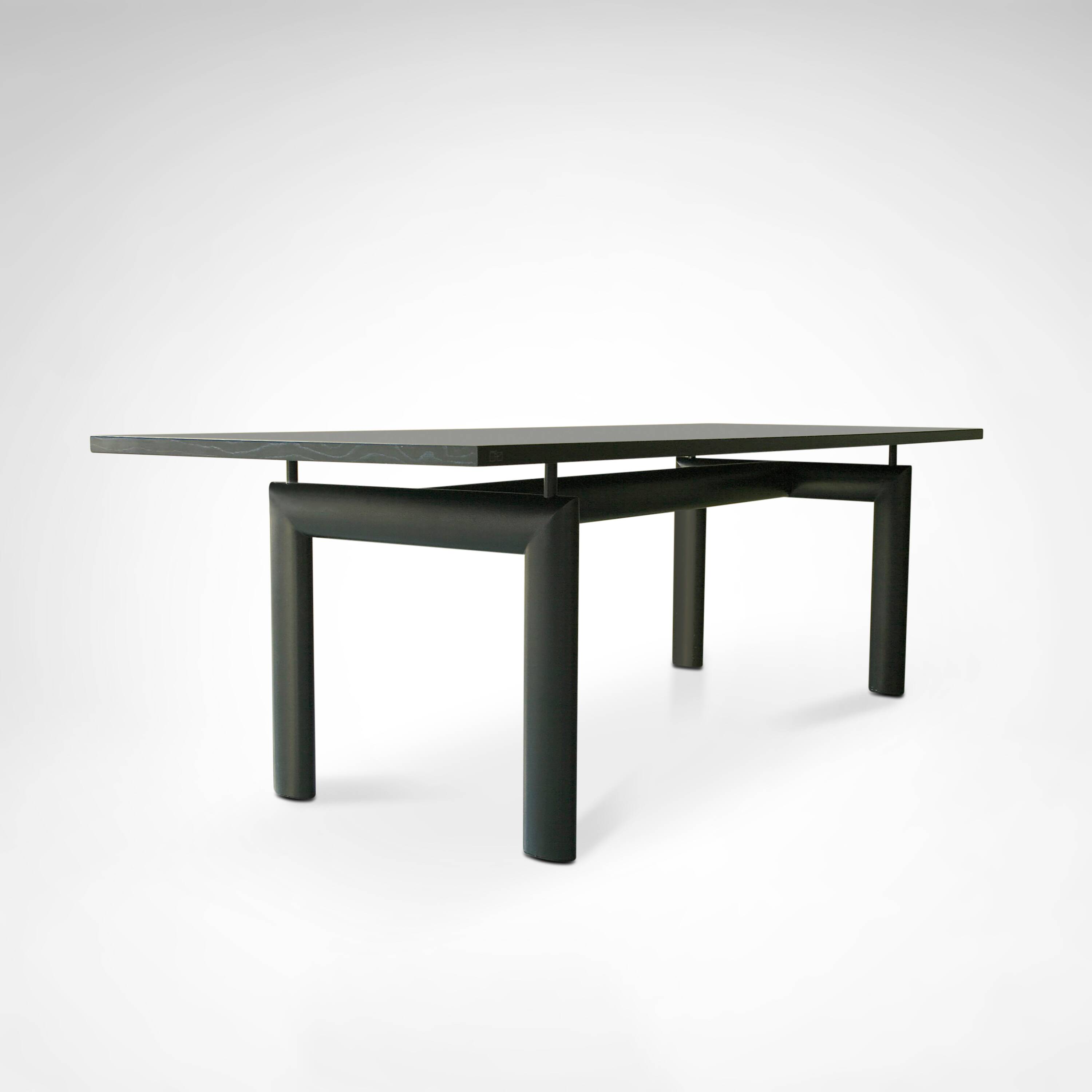Early LC6 steel and wood dining table by Le Corbusier et al. for Cassina