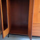 Marcel Gascoin vintage teak storage cabinet Alvéole edition, Circa 1950.