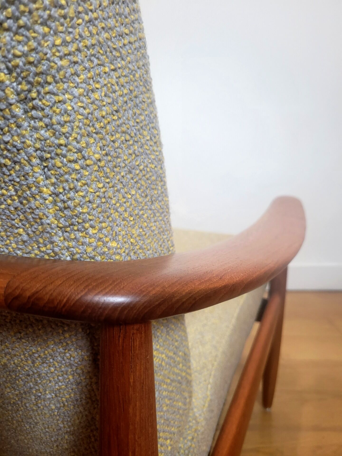 Vintage lounge chair in teak by Carl Straub, 1960