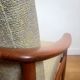 Vintage lounge chair in teak by Carl Straub, 1960