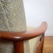 Vintage lounge chair in teak by Carl Straub, 1960