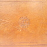 Vintage leather suitcase