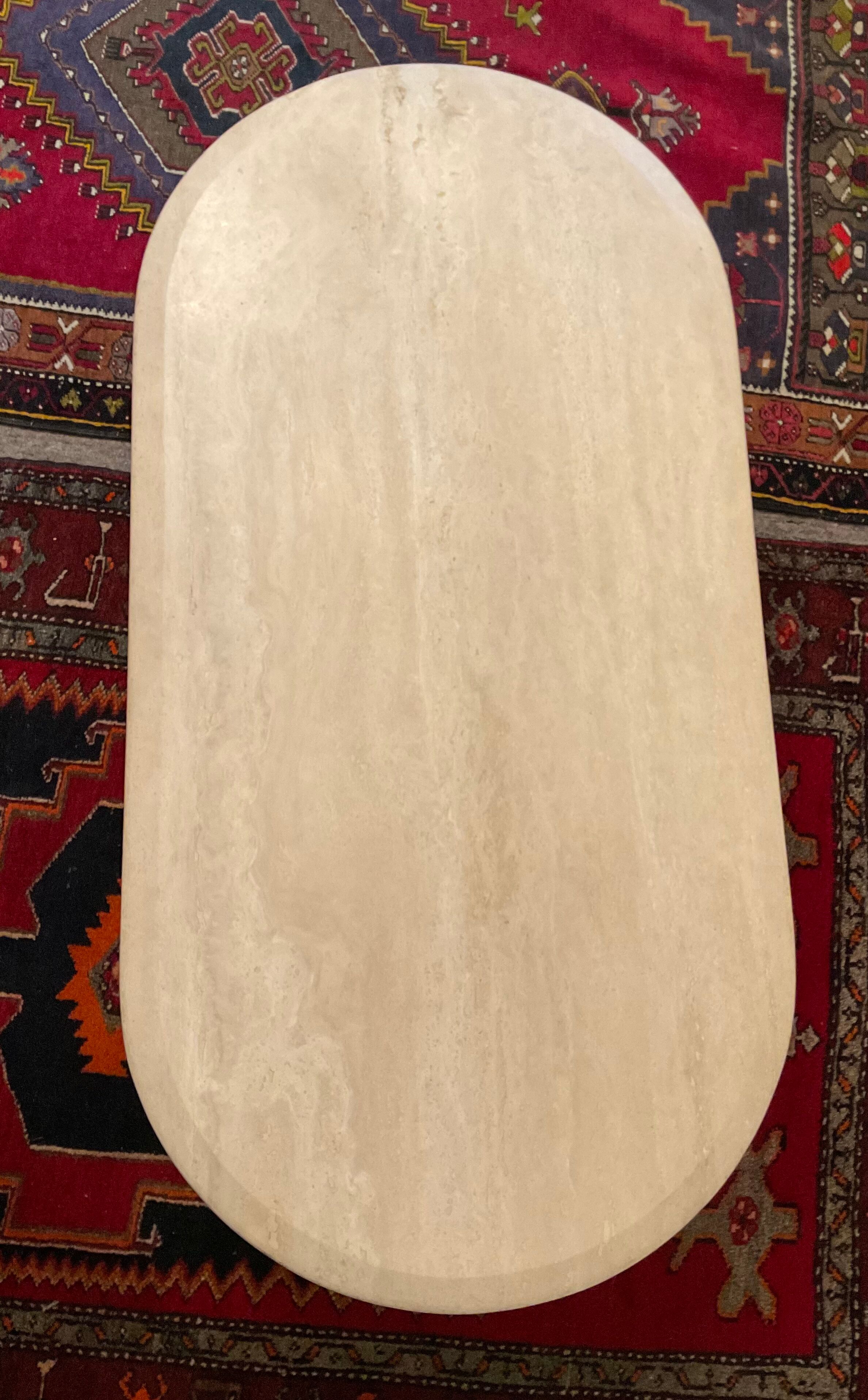 Travertine coffee table from the 70s-80s