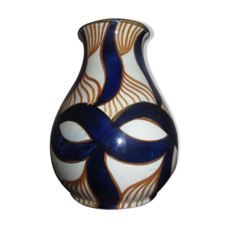 Vase en ceramique vintage SMF Schramberg 1960