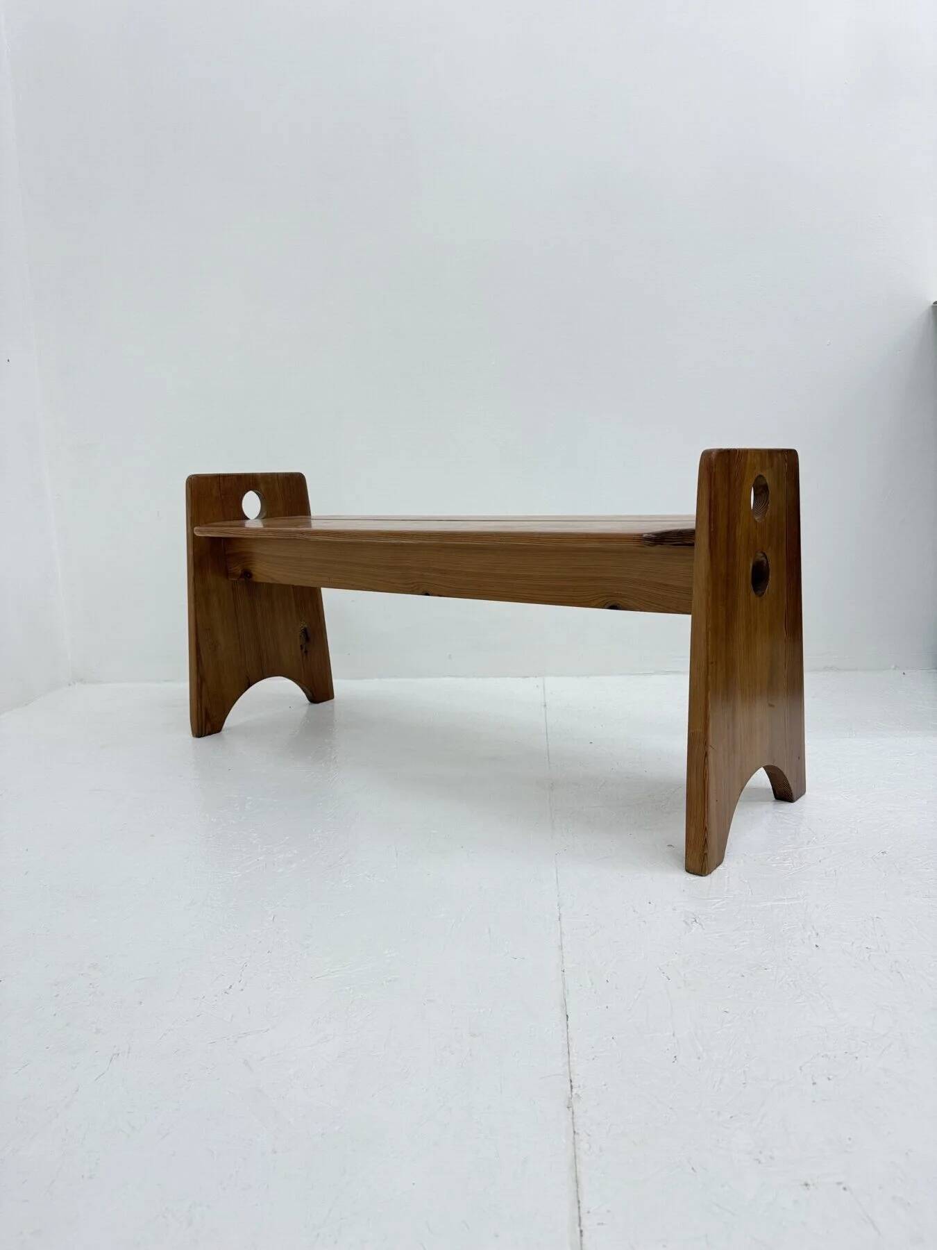 Mid-century modern bench by Gilbert Marklund for Furusnickarn AB, 1960s