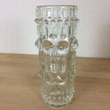 Frantisek Peceny roll vase for Sklo Union pressed glass