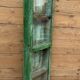 Wall display cabinet in Burmese teak with original patina.