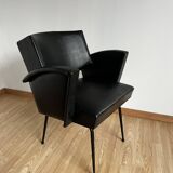 Vintage leatherette armchair