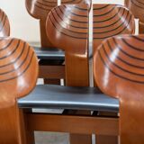 Set of 12 Afra & Tobia Scarpa chairs mod. Africa - Gruppo Unico, 80/90