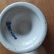 Set of 3 hand-painted Chinese ceramic Mazagrans with floral decoration.