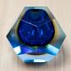 Murano glass vase Sommerso by Alessandro Mandruzzato, mid-century modern.