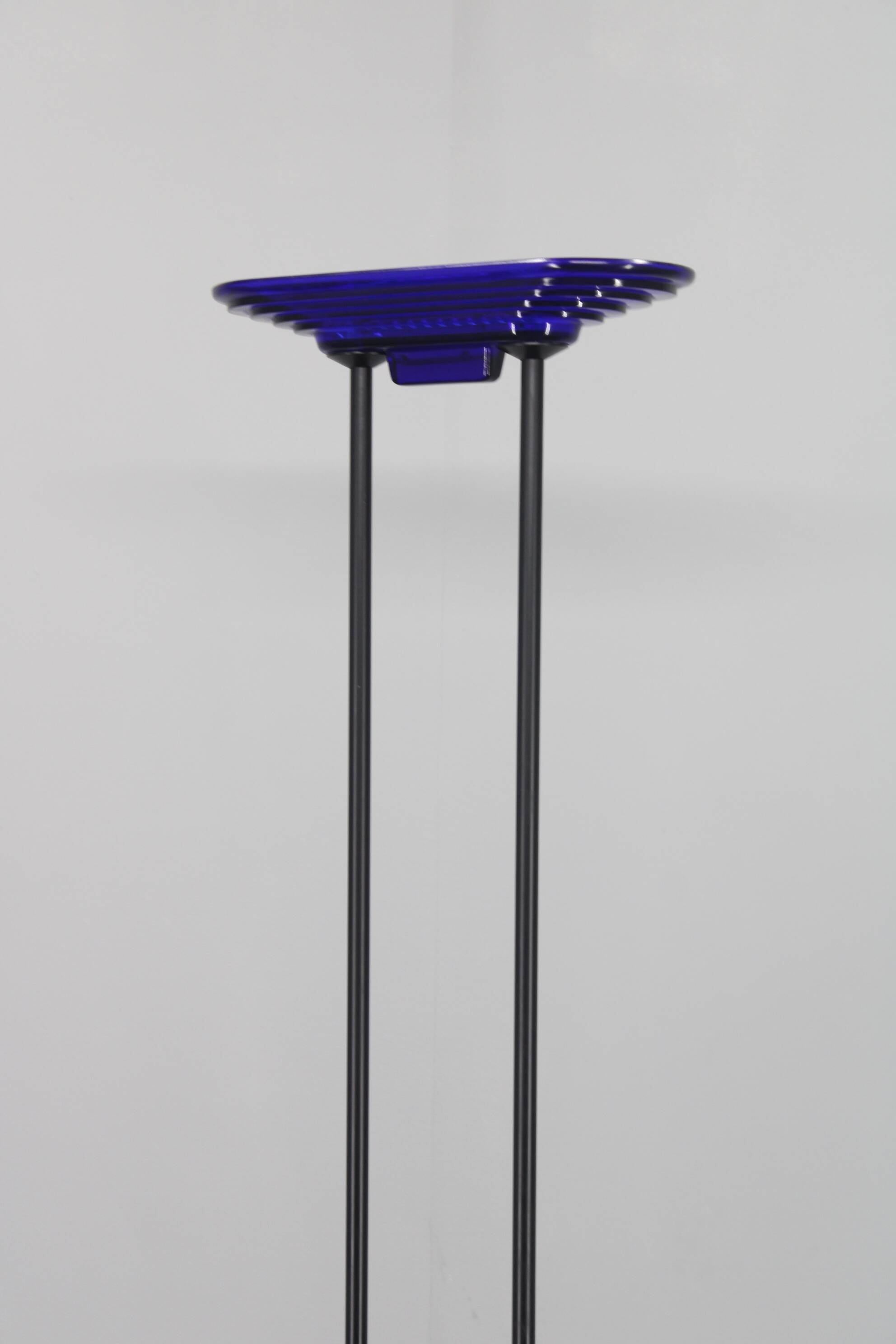 1970s Halogen Floor Lamp With Glass Shade , Europe