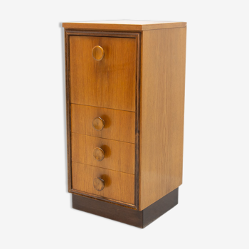 Mid century chimney chest of drawers by UP Závody, 1958