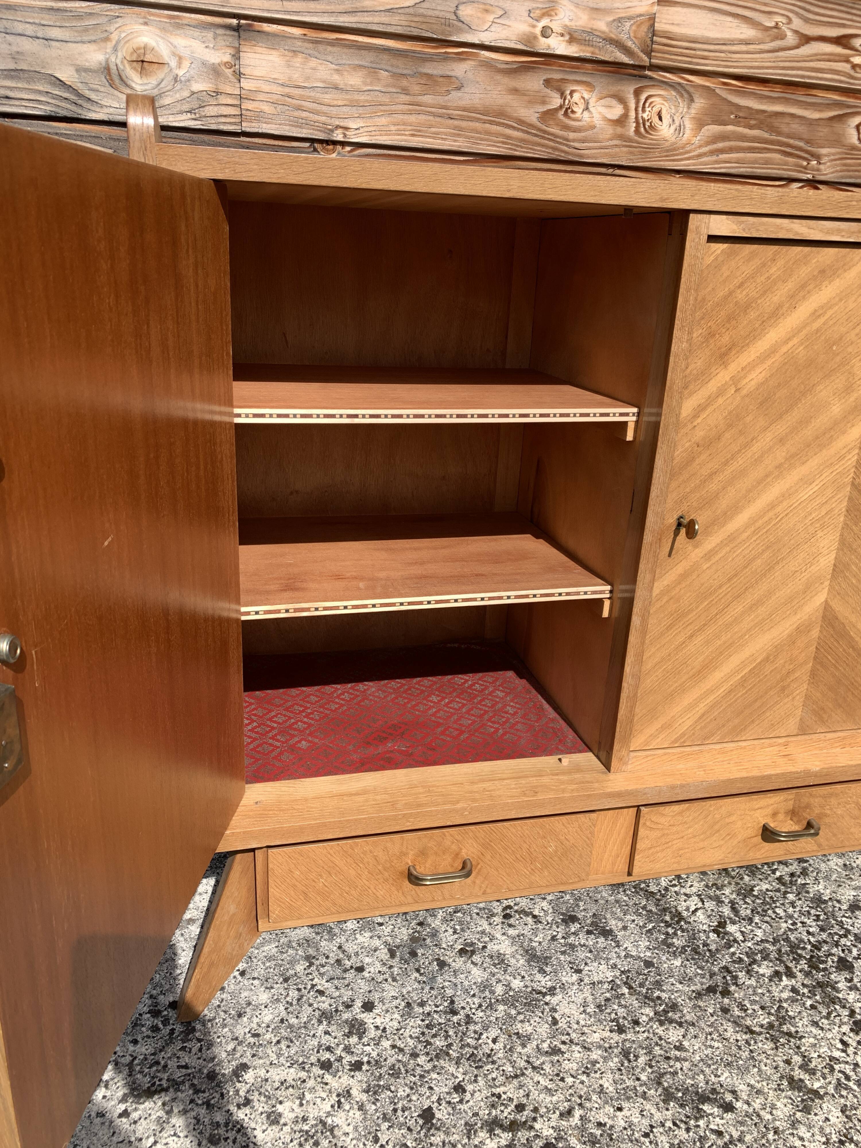 French oak sideboard from the 60s