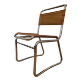 Chaise Bauhaus chromée Karel Ort par Hynek Gottwald - 1930 (Eisengarn)