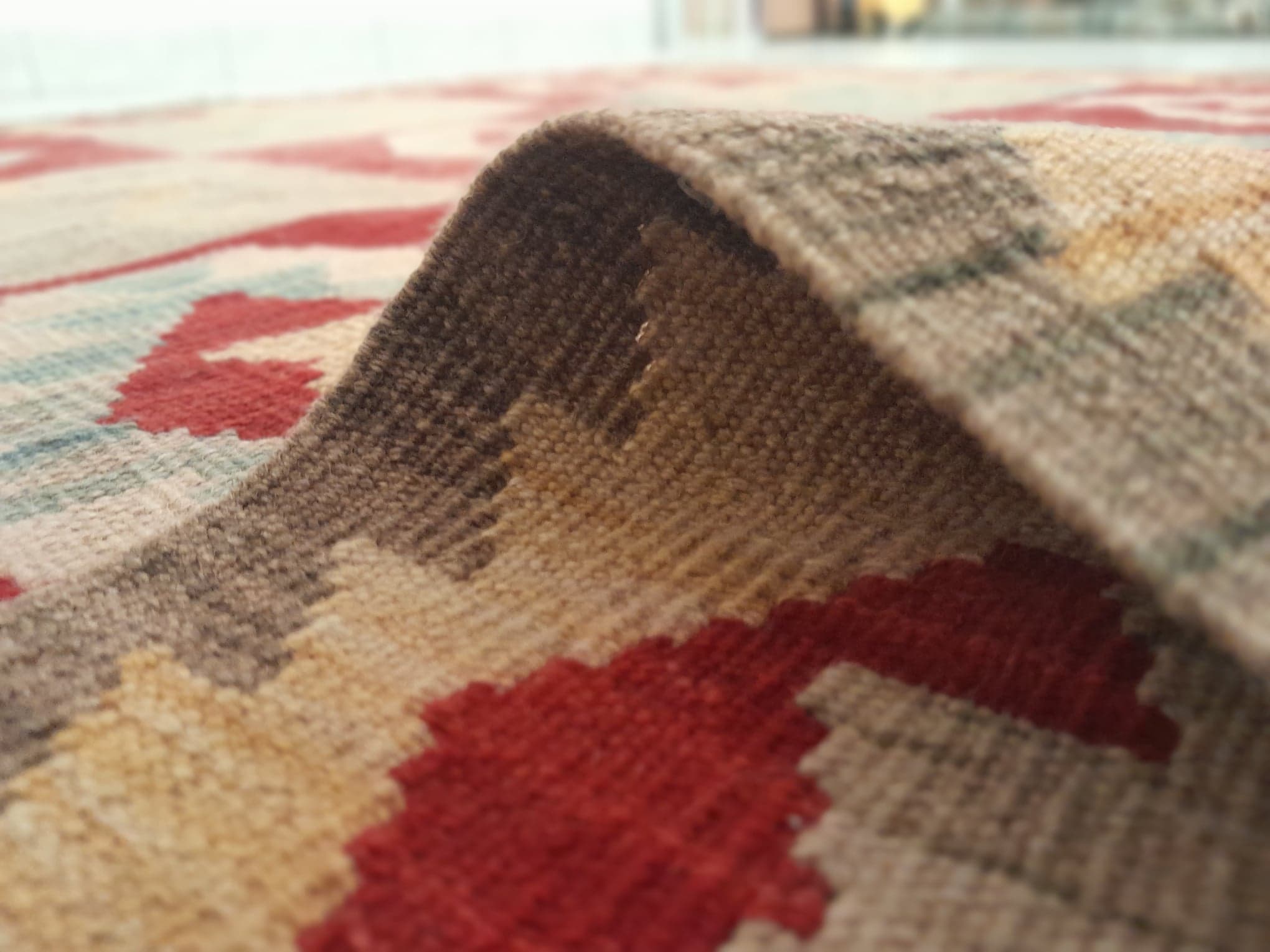 Handmade Afghan Kilim 200x152cm