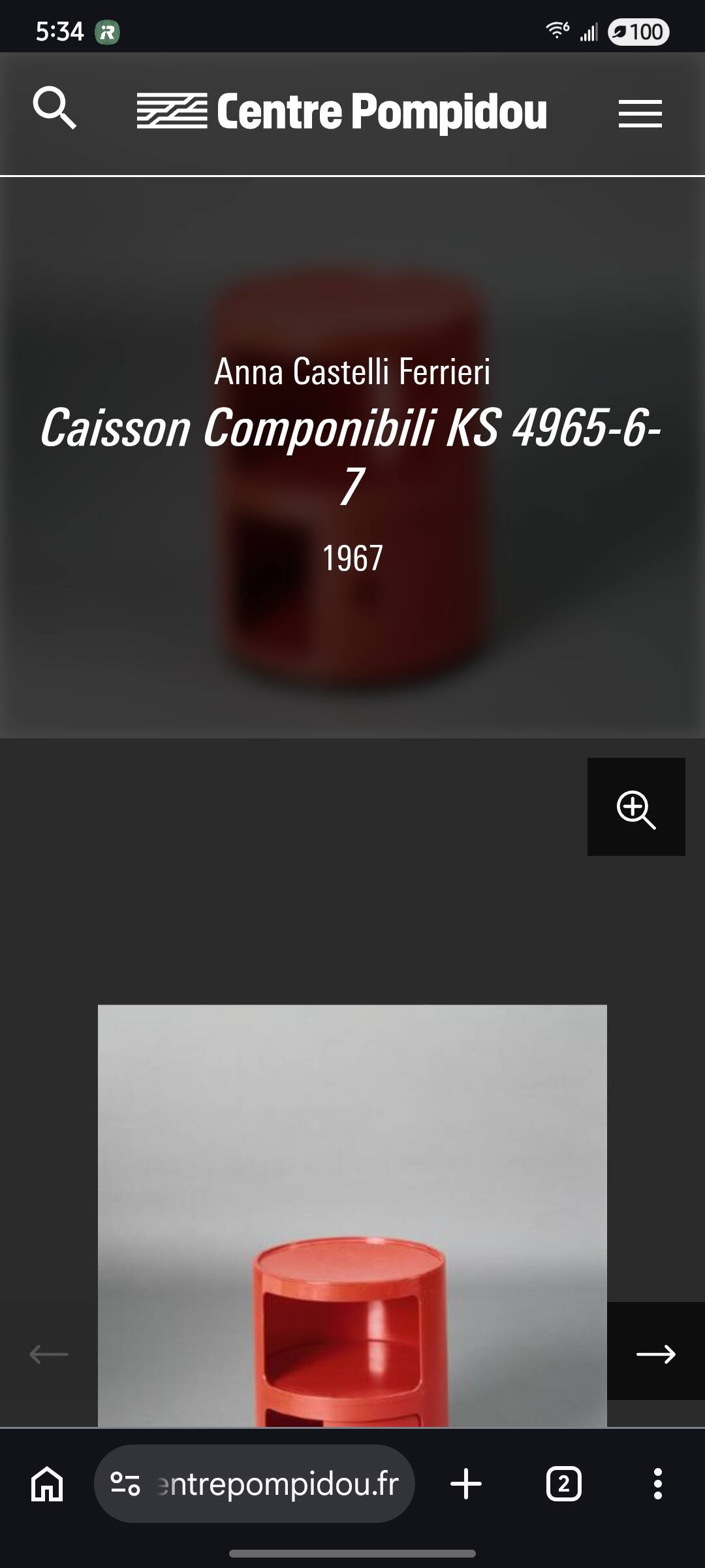 Kartell Componibili from 1967 first series - Anna Castelli