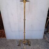 Brutalist beaten iron floor lamp ep 1940/50