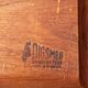 Scandinavian design teak aperitif platter 1960 Dismeg
