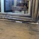 Antique Louis-Philippe style mirror with a marble frame 60 x 48 cm