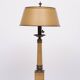 Large Metal Classical Greek Colum Table Lamp 1970 USA