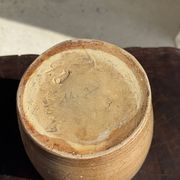 Large stoneware jug marked with pencil underneath H20 D11.
