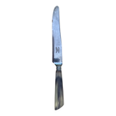 Couteau manche os acier forge